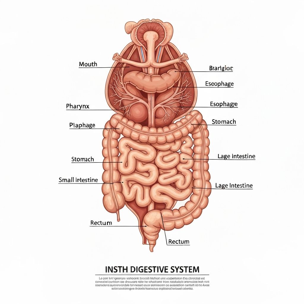 Digestive system anatomy